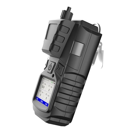Gas Detector with Pump, 4 Gas Monitor Multi Gas Detector