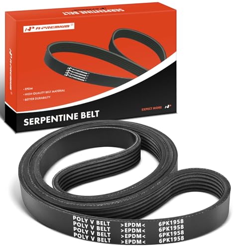 A-Premium Engine Serpentine Drive Belt Compatible with Dodge, Chevrolet, Chrysler,