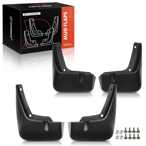 A-Premium Set of 4PCS Mud Flaps Splash Guards Mudguards Mudflaps