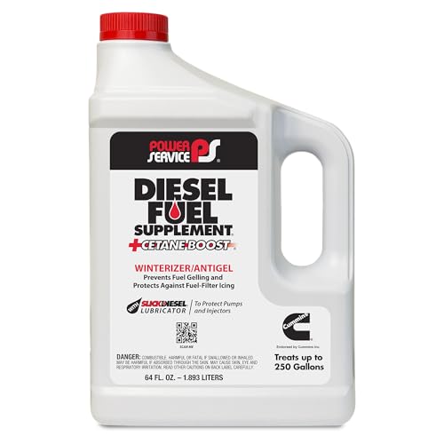 Power Service Diesel Fuel Supplement Antigel 64 oz., Pack of