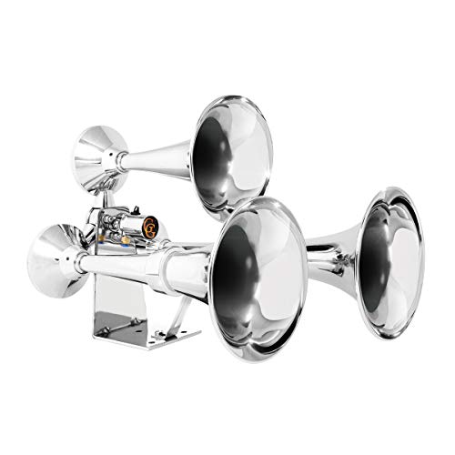 GG Grand General 69991 Chrome Heavy Duty 12/24V Train Horn