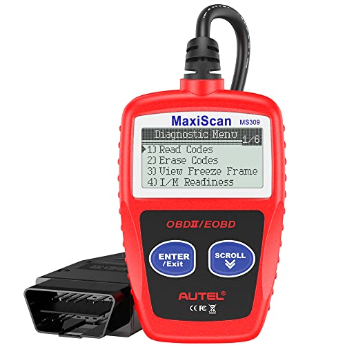 Autel OBD2 Scanner MS309 Automotive Check Engine Code Reader, Check