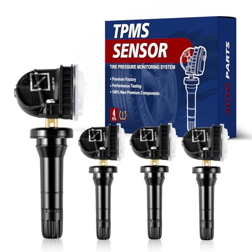 VELDUROVEL Pre-Programmed Tire Pressure Monitoring Sensor 433MHz TPMS Sensor Compatible