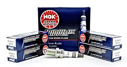 NGK # 6418 Iridium Spark Plugs BKR6EIX - 4 PCS