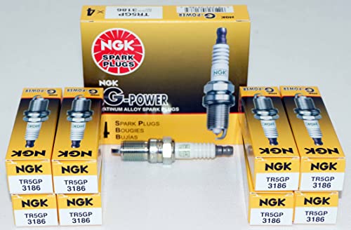 NGK # 3186 G-Power Platinum Spark Plugs TR5GP - 8