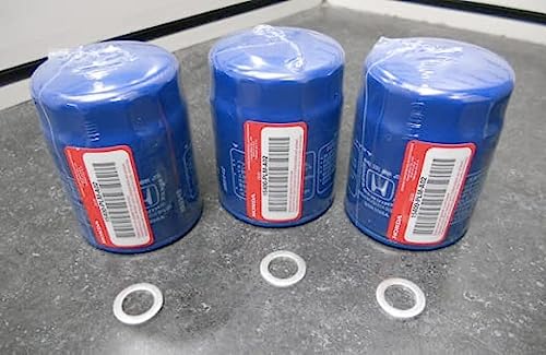 Genuine Honda / Acura Engine Oil Filter + Washers 15400-PLM-A02