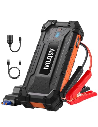 AstroAI S8 Ultra 4000A Jump Starter, 24000mAh Car Starter(All Gas,