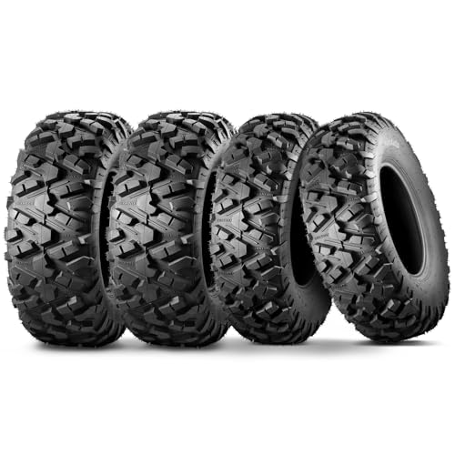 MaxAuto Set of 4 AT25x8-12 & AT25x10-12 ATV UTV Mud