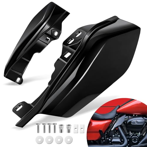 Benlari Gloss Black Mid Frame Air Deflectors Heat Shields Deflector