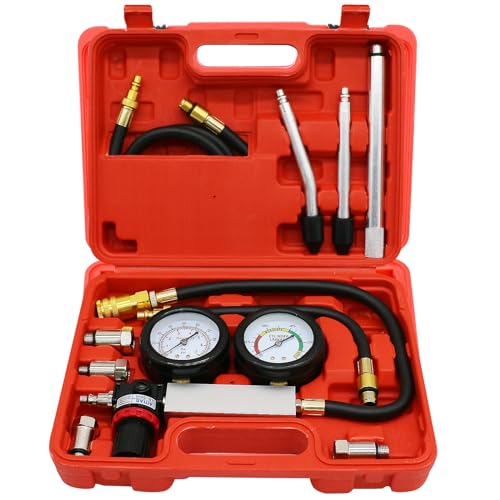 Cylinder Leak Down Tester Kit,Automotive Engine Pressure Gauges Compression Test