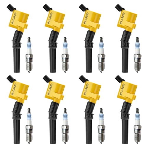 DG508 Ignition Coil Pack & Iridium Spark Plug SP479 Set,