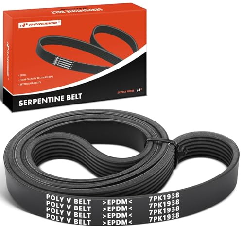 A-Premium 76.25 Inch Engine Serpentine Drive Belt Compatible with Toyota