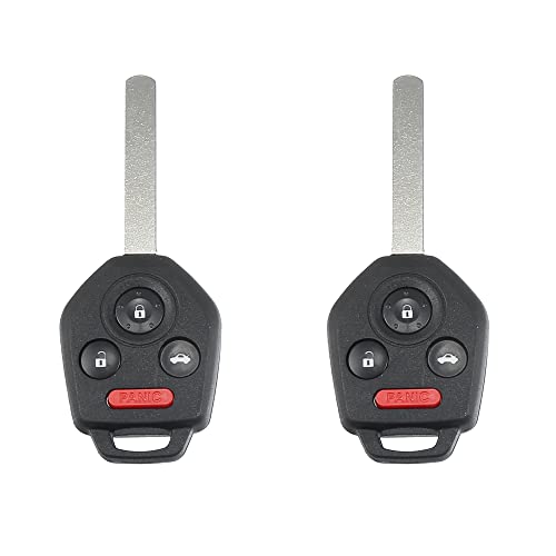 X AUTOHAUX 2pcs 433MHz 4 Button CWTWBU766 Proximity Smart Keyless