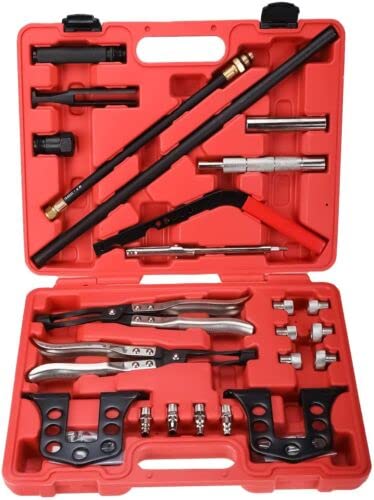 8MILELAKE Valve Spring Compressor, Universal Car Engine Overhead Valve Spring