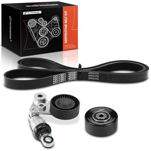 A-Premium Engine Serpentine Belt Drive Kit Compatible with Hyundai &