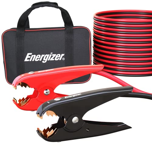 Energizer 1-Gauge 800A Heavy Duty Jumper Battery Cables 25 Ft