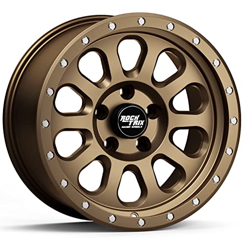 RockTrix RT111 17 Inch Wheel Compatible with Jeep Wrangler JK