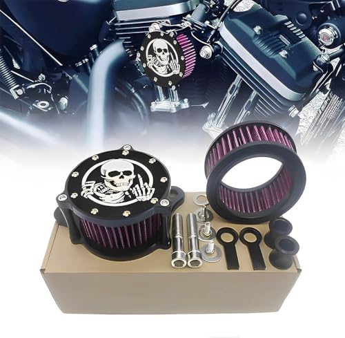 TDZ 2PC Air Cleaner Intake Filter Kit for 2004-2020 Harley