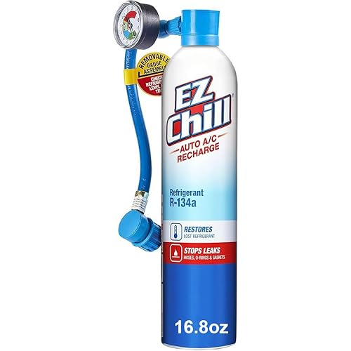 EZ Chill Auto A/C Recharge Kit, Includes Charging Hose with