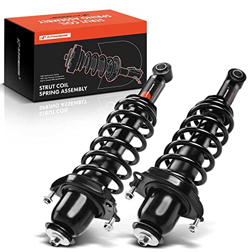 A-Premium Rear Complete Strut with Coil Spring Assembly Compatible with