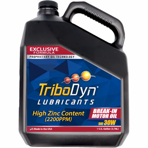 TriboDyn Break-In 30W Motor Oil, 1 Quart - High Zinc