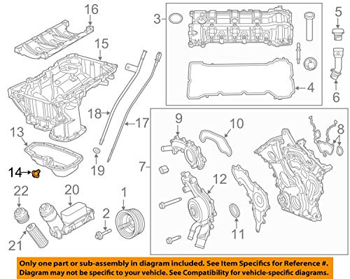 Volkswagen 7B0 103 624, Engine Oil Drain Plug