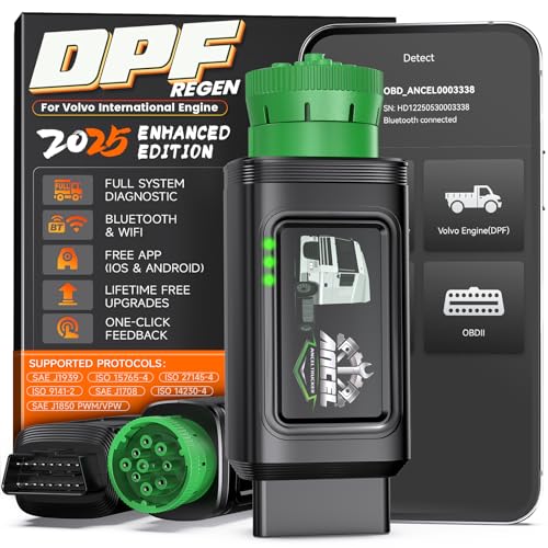 ANCEL HD120 Heavy Duty Truck Scanner with DPF Regen for