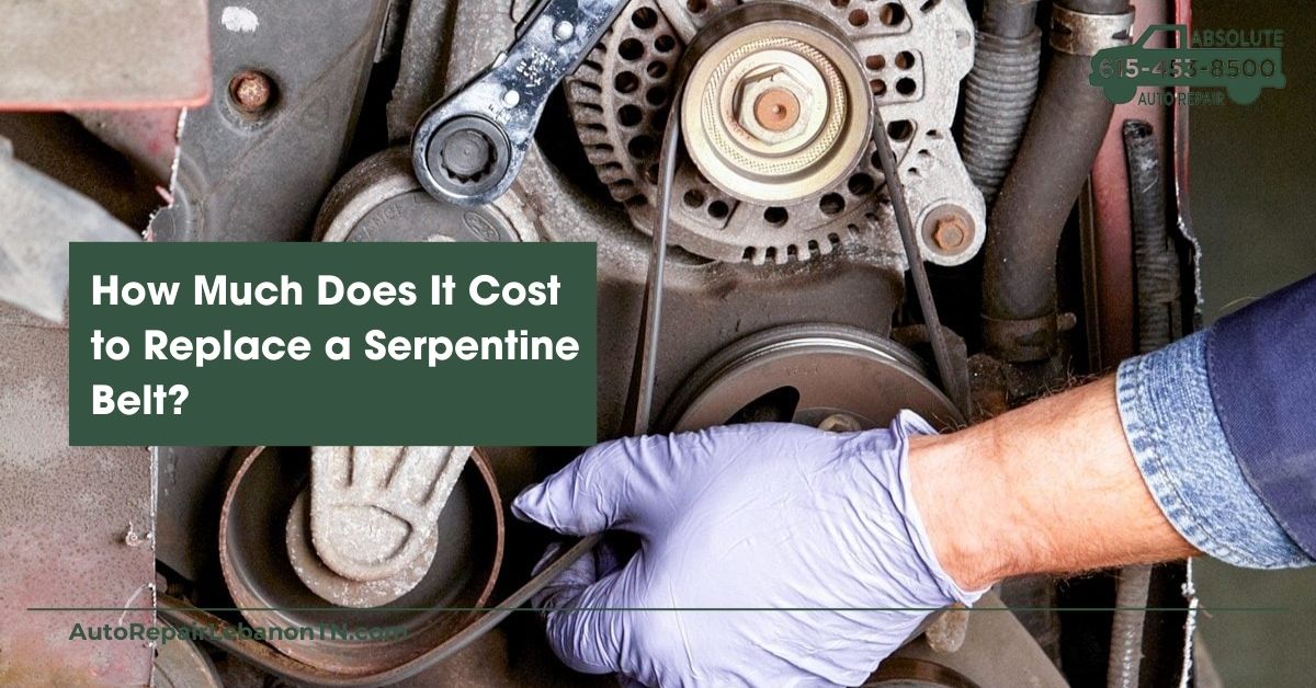 How Much Does It Cost to Replace a Serpentine Belt