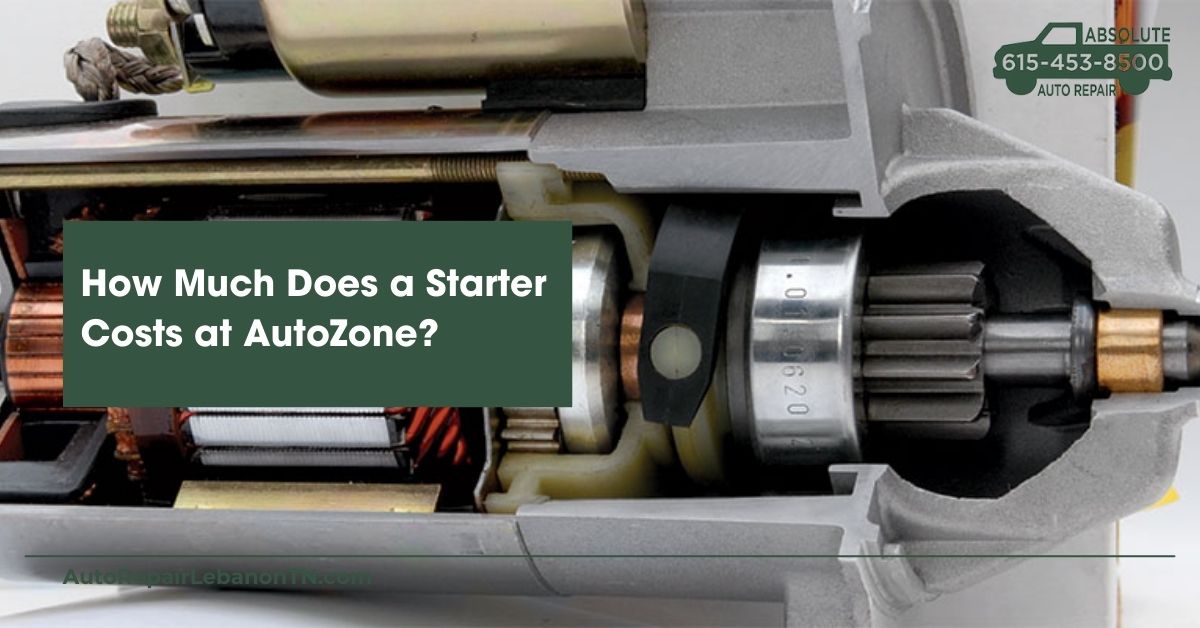 How Much does a Starter Costs at AutoZone