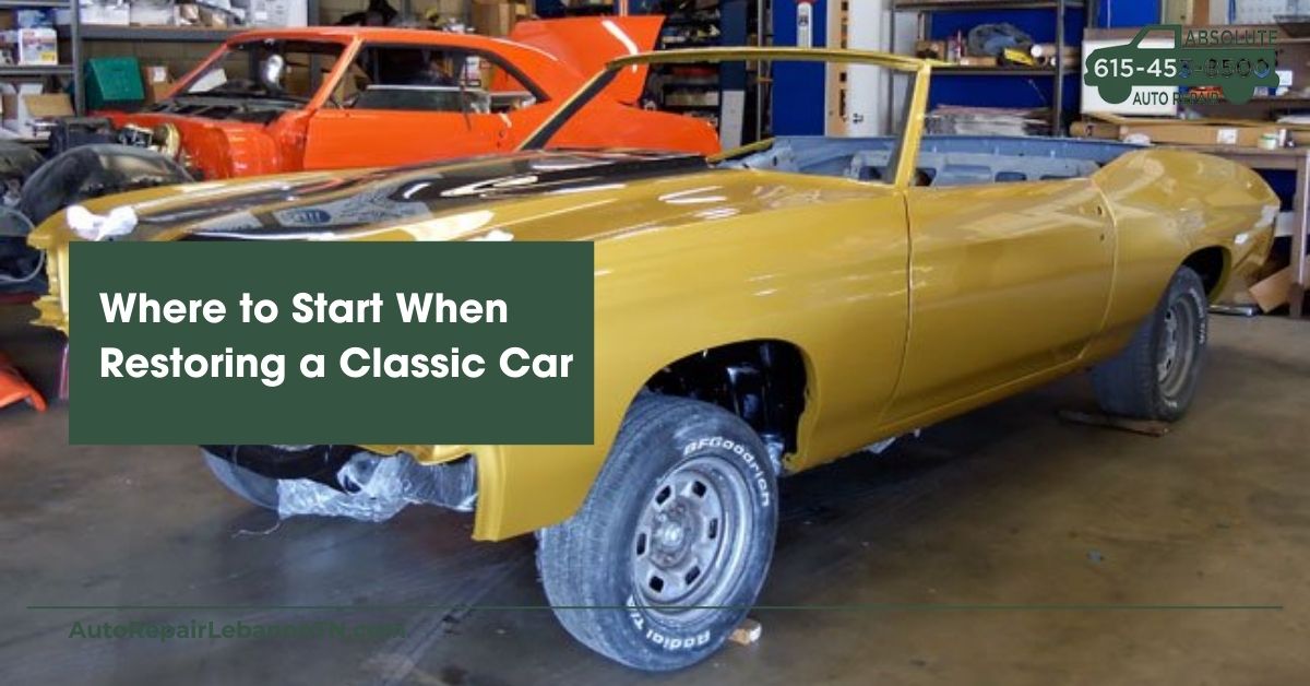 Where to Start When Restoring a Classic Car