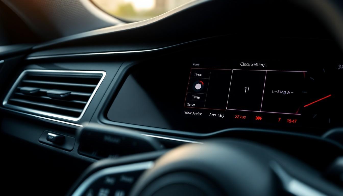 How to Set the Clock in Your Audi A4: A Simple Guide for All Models 10 How to Set the Clock in Your Audi A4: A Simple Guide for All Models 9