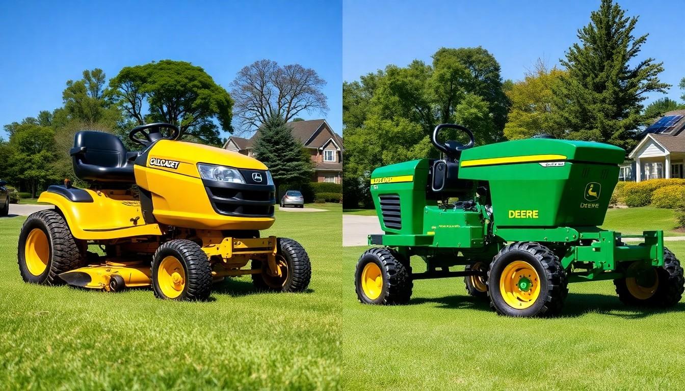 Cub Cadet vs John Deere: Which Lawn Tractor Brand Delivers the Best Value? 1
