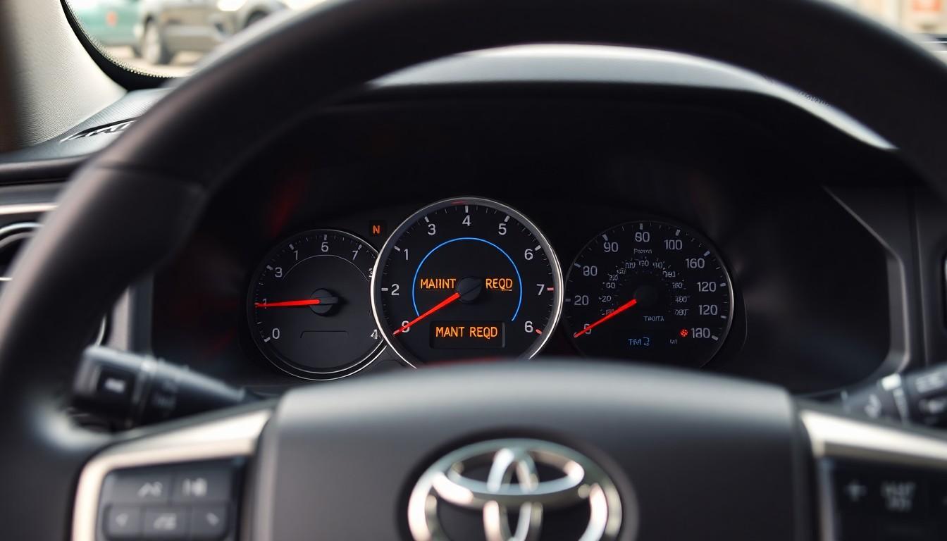 How to Reset Toyota Tacoma Maintenance Light: Quick DIY Guide for All Models 1