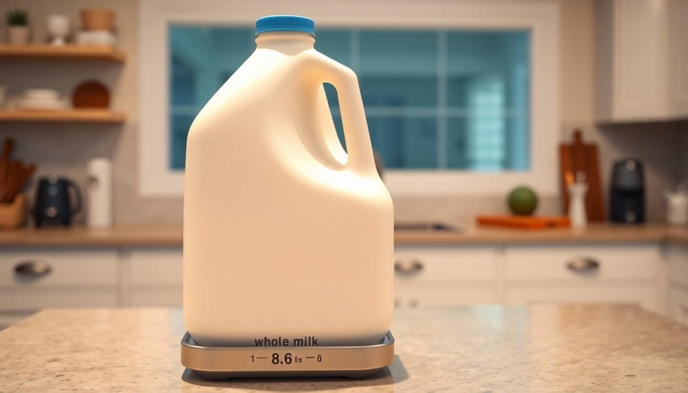 How Much Does a Gallon of Milk Weigh? The Surprising Answer Revealed 4 How Much Does a Gallon of Milk Weigh? The Surprising Answer Revealed 3